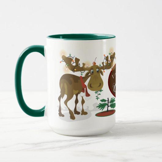Weihnachtsmoose Tasse (Links)