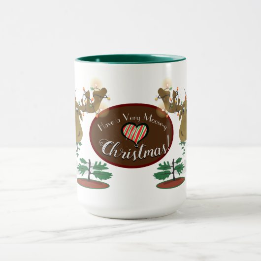 Weihnachtsmoose Tasse (Zentrum)