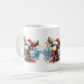 Weihnachtsmoose-Tasse Kaffeetasse (Vorderseite Links)