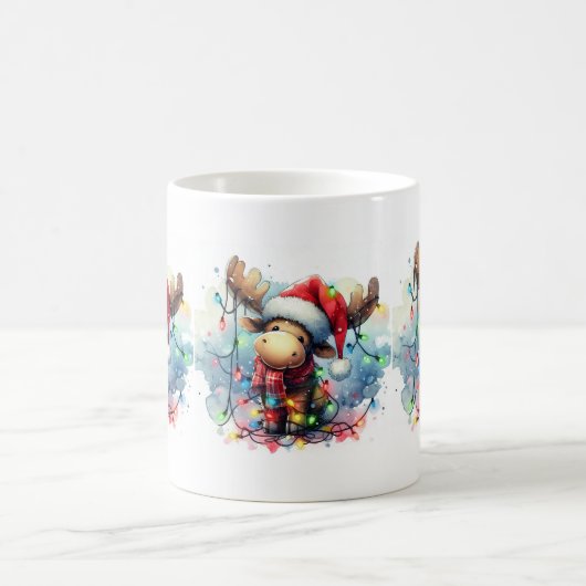 Weihnachtsmoose-Tasse Kaffeetasse (Mittel)