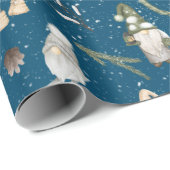 Weihnachtsmoose und Gnomes Geschenkpapier (Rolleneckpunkt)