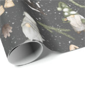 Weihnachtsmoose und Gnomes Geschenkpapier (Rolleneckpunkt)