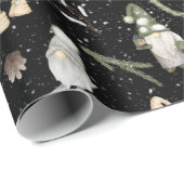 Weihnachtsmoose und Gnomes Geschenkpapier (Rolleneckpunkt)