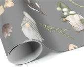 Weihnachtsmoose und Gnomes Geschenkpapier (Rolleneckpunkt)