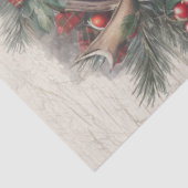 Weihnachtsmoose Vintage Kiefernkiefer Dekoupage Seidenpapier (Ausschnitt)