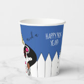 Weihnachtsmoosiker Pappbecher (Rückseite)