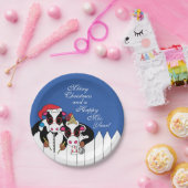 Weihnachtsmoosiker Pappteller (Party)