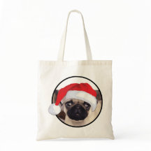 WeihnachtsMops - Budget-Tasche