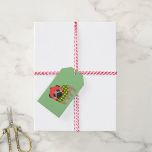 WeihnachtsMops-Geschenk-Umbauten Geschenkanhänger
