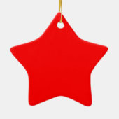 WeihnachtsMops Keramikornament (Hinten)
