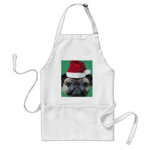 WeihnachtsMops-Schürze Schürze