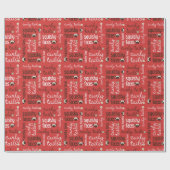 WeihnachtsMops-Verpackungs-Papier Geschenkpapier (Flach)