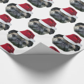 WeihnachtsMops-Verpackungspapier Geschenkpapier (Ecke)