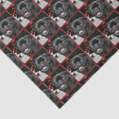 WeihnachtsMopshundeseidenpapier Seidenpapier (Ausschnitt)