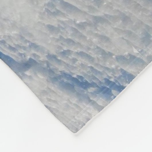 WeihnachtsMopssleigh-Fleece-Decke Fleecedecke (Ecke)