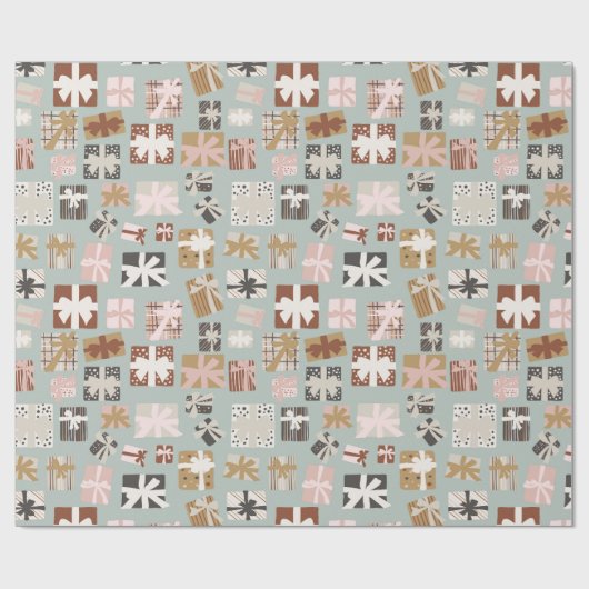 Weihnachtsmorgen Geschenkpapier (Flach)