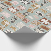 Weihnachtsmorgen Geschenkpapier (Ecke)