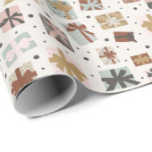 Weihnachtsmorgen Geschenkpapier (Rolleneckpunkt)