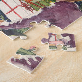 Weihnachtsmorgen, Kinder mit Geschenken Puzzle (Seite)