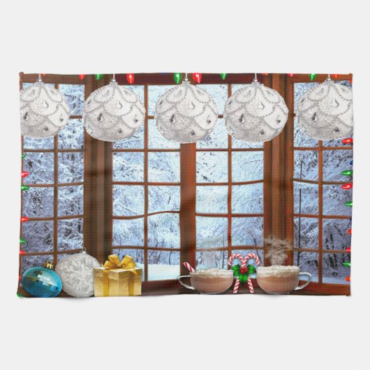 Weihnachtsmorgen Küchentücher (Horizontal)