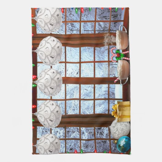 Weihnachtsmorgen Küchentücher (Vertikal)