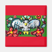 Weihnachtsmorgen Magnet (Vorne)