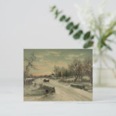Weihnachtsmorgen - Postkarte #2 (Stehend Vorderseite)
