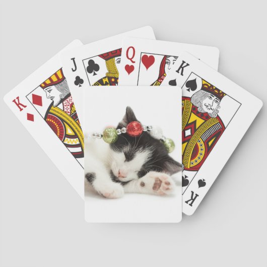 Weihnachtsmorgen Spielkarten (Rückseite)