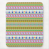 Weihnachtsmotif Muster Mousepad (Vorne)