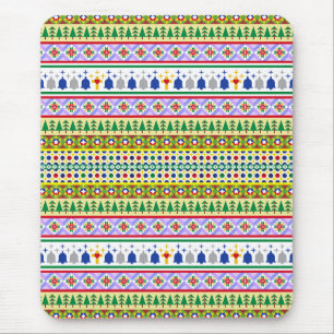 Weihnachtsmotif Muster Mousepad