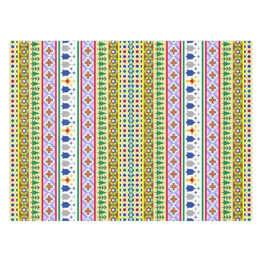 Weihnachtsmotif Muster Tischdecke (Vorderseite (Horizontal))