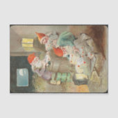 Weihnachtsmotif von Jenny Nystrom Seidenpapier (Vorderseite)