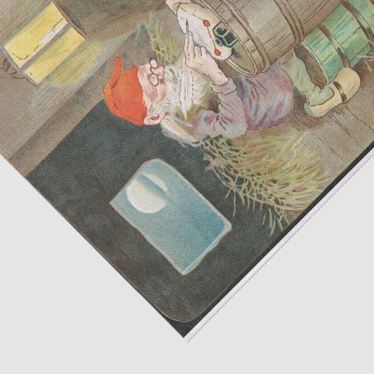 Weihnachtsmotif von Jenny Nystrom Seidenpapier (Ausschnitt)