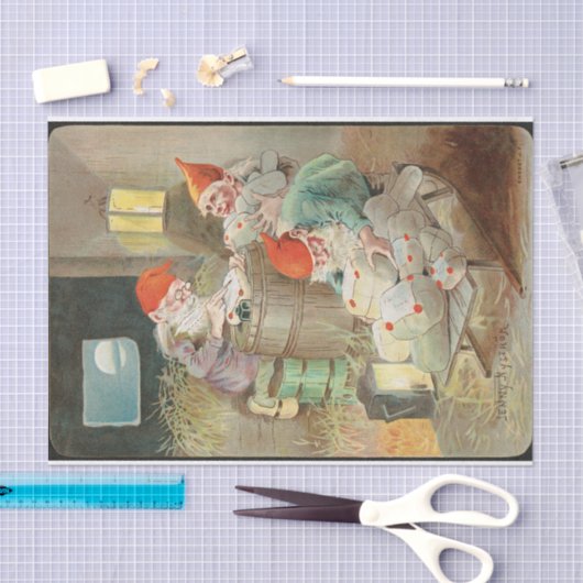 Weihnachtsmotif von Jenny Nystrom Seidenpapier (Handwerk)