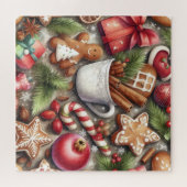 Weihnachtsmotifs im Wasser Feiertag Puzzle (Horizontal)