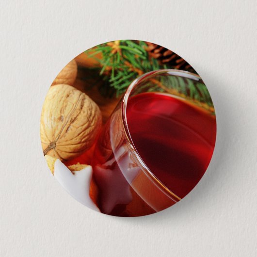 Weihnachtsmotiv Button (Vorderseite)