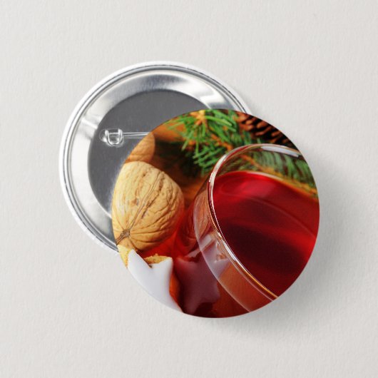 Weihnachtsmotiv Button (Vorne & Hinten)