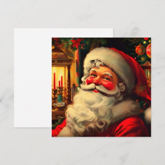 Weihnachtsmotiv Feiertagskarte (Vorne/Hinten)