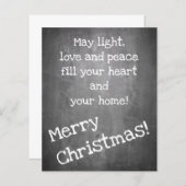 Weihnachtsmotiv im Chalkboard-Stil - XMAS (Vorne/Hinten)