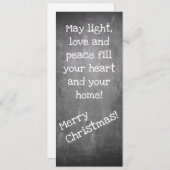 Weihnachtsmotiv im Chalkboard-Stil - XMAS (Vorne/Hinten)