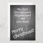 Weihnachtsmotiv im Chalkboard-Stil - XMAS (Vorne/Hinten)