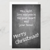 Weihnachtsmotiv im Chalkboard-Stil - XMAS (Vorne/Hinten)