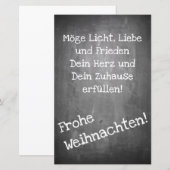 Weihnachtsmotiv im Chalkboard-Stil - XMAS (Vorne/Hinten)