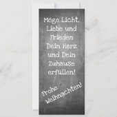 Weihnachtsmotiv im Chalkboard-Stil - XMAS (Vorderseite)