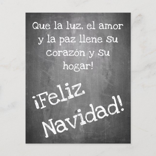 Weihnachtsmotiv im Chalkboard-Stil - XMAS (Vorderseite)