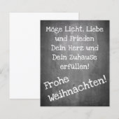 Weihnachtsmotiv im Chalkboard-Stil - XMAS (Vorne/Hinten)