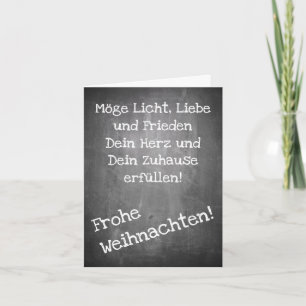 Weihnachtsmotiv im Chalkboard-Stil - XMAS-Karte Karte
