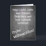 Weihnachtsmotiv im Chalkboard-Stil - XMAS-Karte Karte<br><div class="desc">Weihnachtsmotiv im Chalkboard-Stil mit den Worten Frohe Weihnacht in Deutsch,  Spanisch,  Französisch,  Englisch</div>