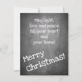 Weihnachtsmotiv im Tafelstil - XMAS