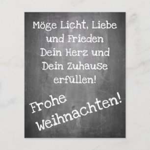 Weihnachtsmotiv im Tafelstil - XMAS